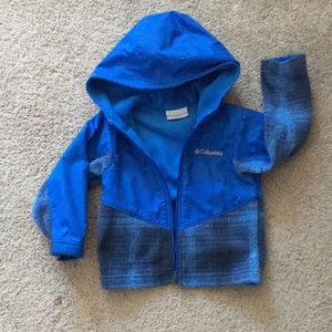 Columbia fleece rain jacket